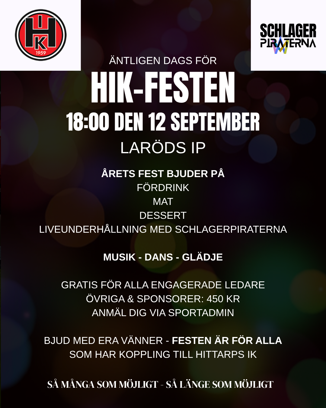 Missa inte HIK-dagen/festen